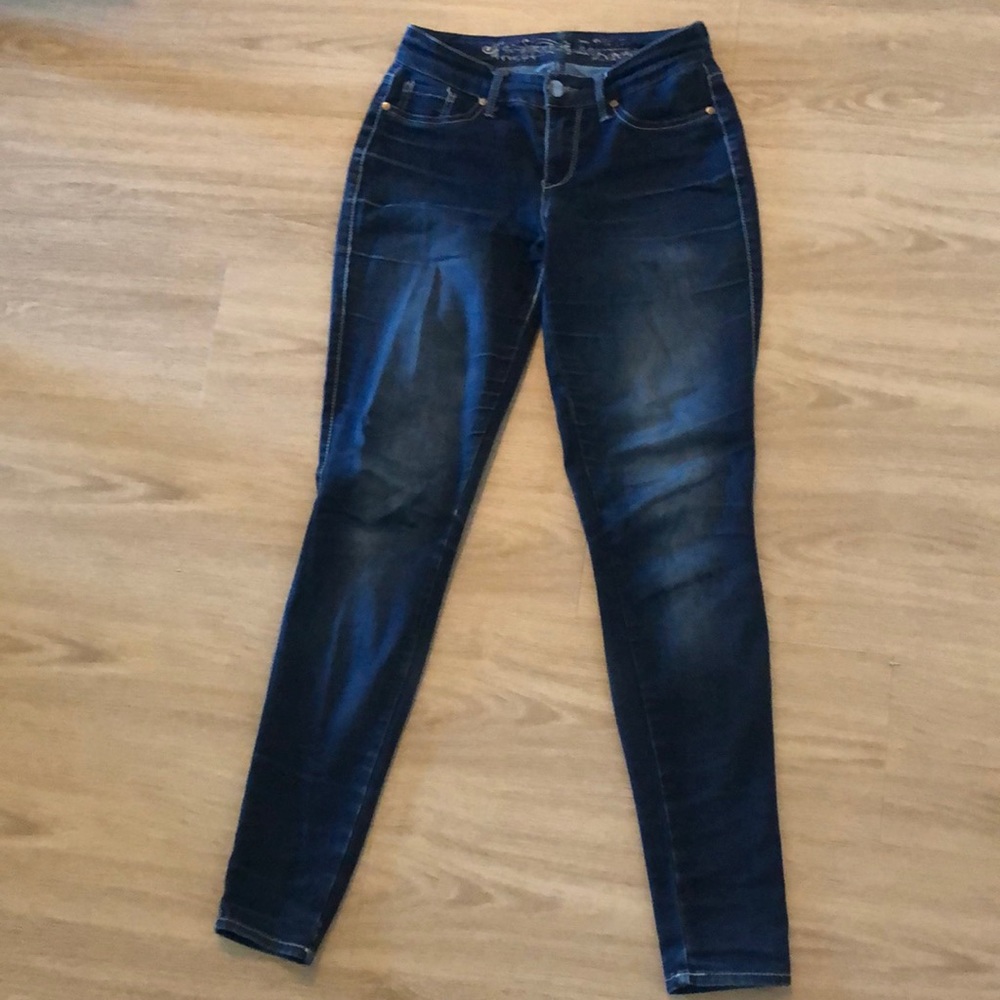 Size 2 faded dark navy Express jeans